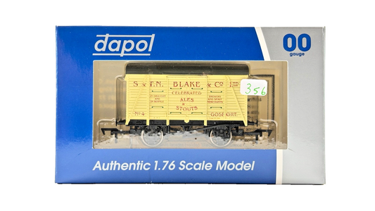 DAPOL 00 GAUGE - BLAKE & CO CELEBRATED ALES & STOUTS GOSPORT 4 (LIMITED EDITION)