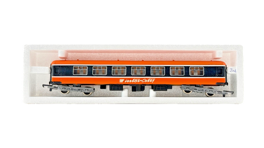 LIMA OO GAUGE - IRISH RAIL IR INTERCITY ORANGE/BLACK RESPRAYED COACHES X 2