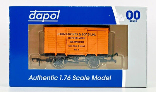 DAPOL 00 GAUGE - 'JOHN GROVES & SONS LTD' HOPE BREWERY (BURNHAM DMRC LIMITED ED)