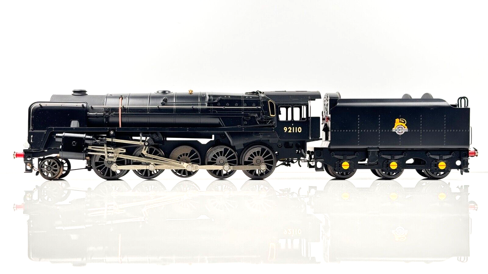 ACE TRAINS O GAUGE BR BLACK 2-10-0 CLASS 9F LOCOMOTIVE & TENDER 92110 BOXED