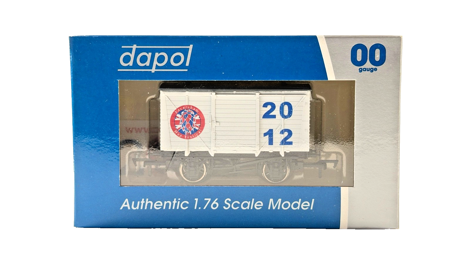 DAPOL 00 GAUGE - FAVERSHAM HOP FESTIVAL 2012 VENT VAN WHITE (LIMITED EDITION)