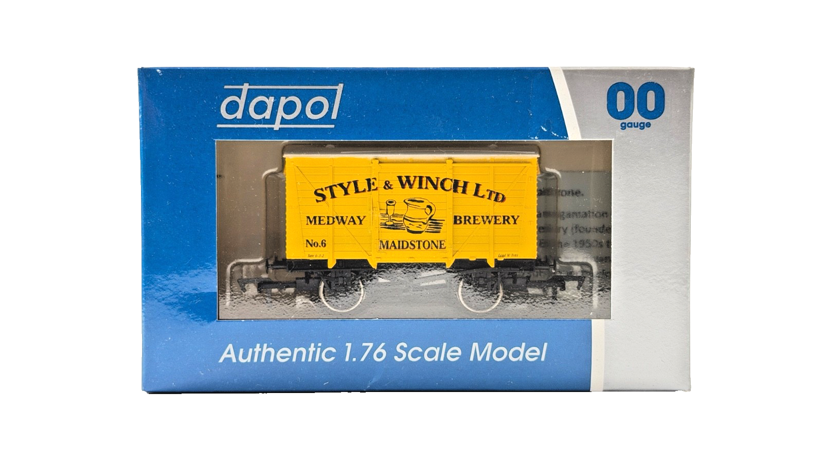 DAPOL 00 GAUGE - STYLE & WINCH MEDWAY BREWERY MAIDSTONE NO.6 (LIMITED EDITION)