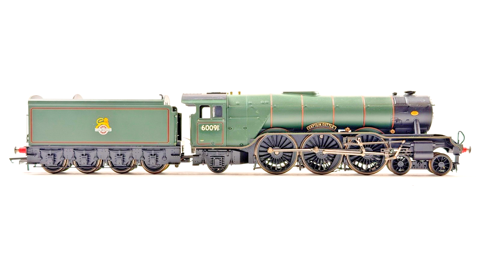 HORNBY 00 GAUGE - LOCO DRIVE BR 4-6-2 CLASS A3 60091 CAPTAIN CUTTLE RENAMED UB