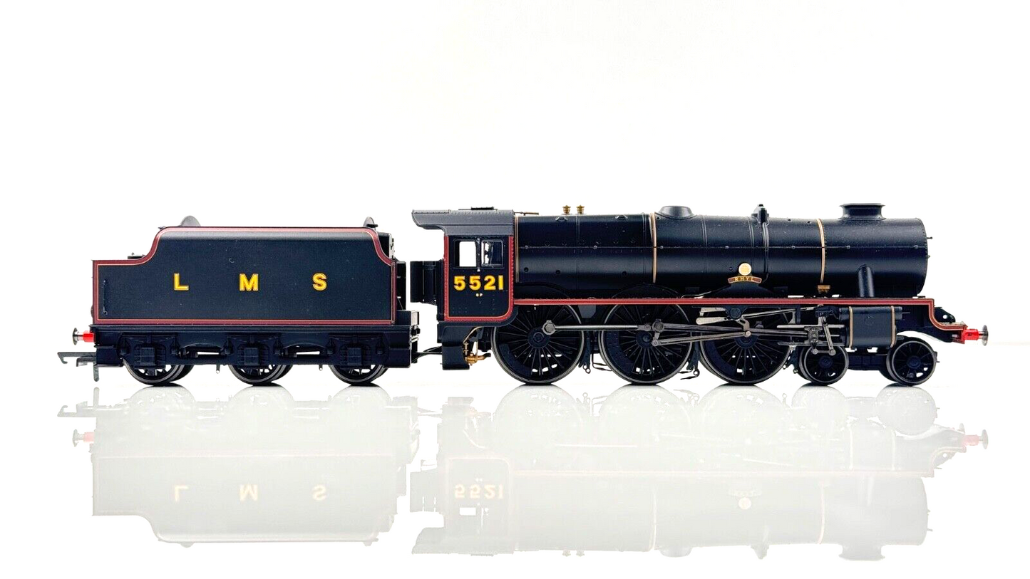 HORNBY 00 GAUGE - R3614 - LMS BLACK 4-6-0 PATRIOT CLASS (REBUILT) 'RHYL' NO.5521