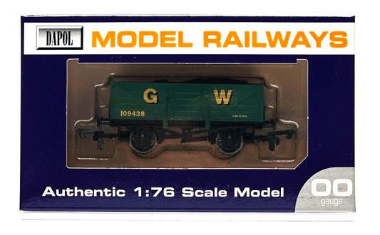 DAPOL 00 GAUGE - WRCC16 - GWR GREAT WESTERN GREEN 5 PLANK (LIMITED EDITION)