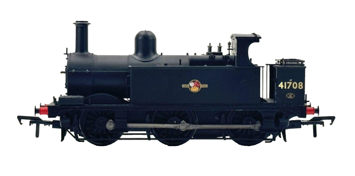 BACHMANN 00 GAUGE - 31-432 - MIDLAND CLASS 1F 41708 BR BLACK LATE CREST - BOXED