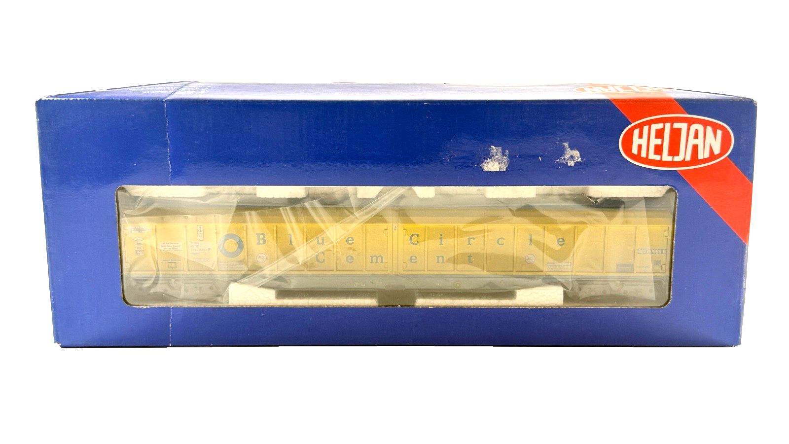 HELJAN OO GAUGE - 5008 - BLUE CIRCLE CEMENT (WEATHERED) CARGOWAGGON BOXED