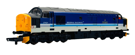 LIMA 00 GAUGE - L204731 - CLASS 37 DIESEL 37421 REGIONAL RAILWAYS KINGSMAN BOXED