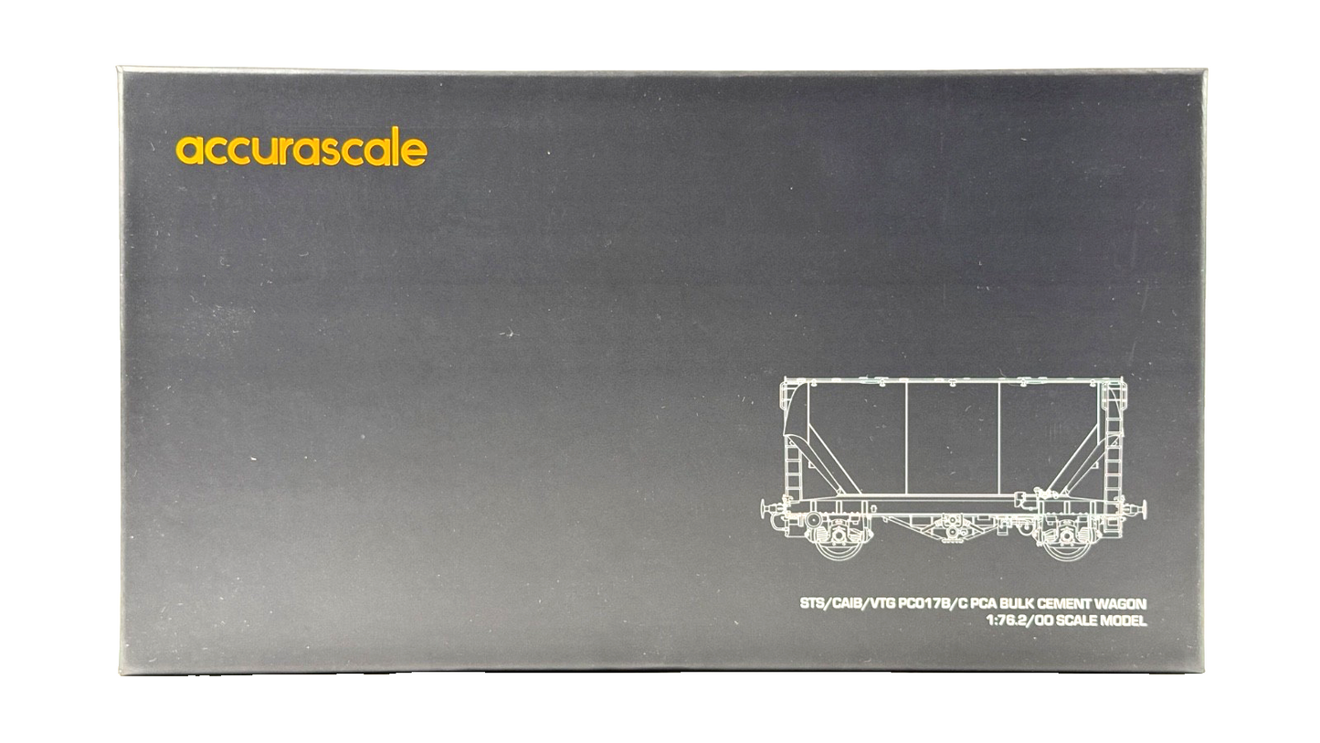 ACCURASCALE OO GAUGE - ACC2032-CS-M - PCA BULK CEMENT WAGONS CASTLE CEMENT