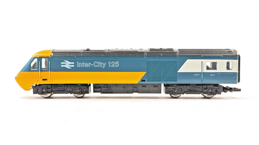 HORNBY 00 GAUGE - BR BLUE YELLOW INTERCITY 125 CLASS 43 HST TWIN & TWO COACHES