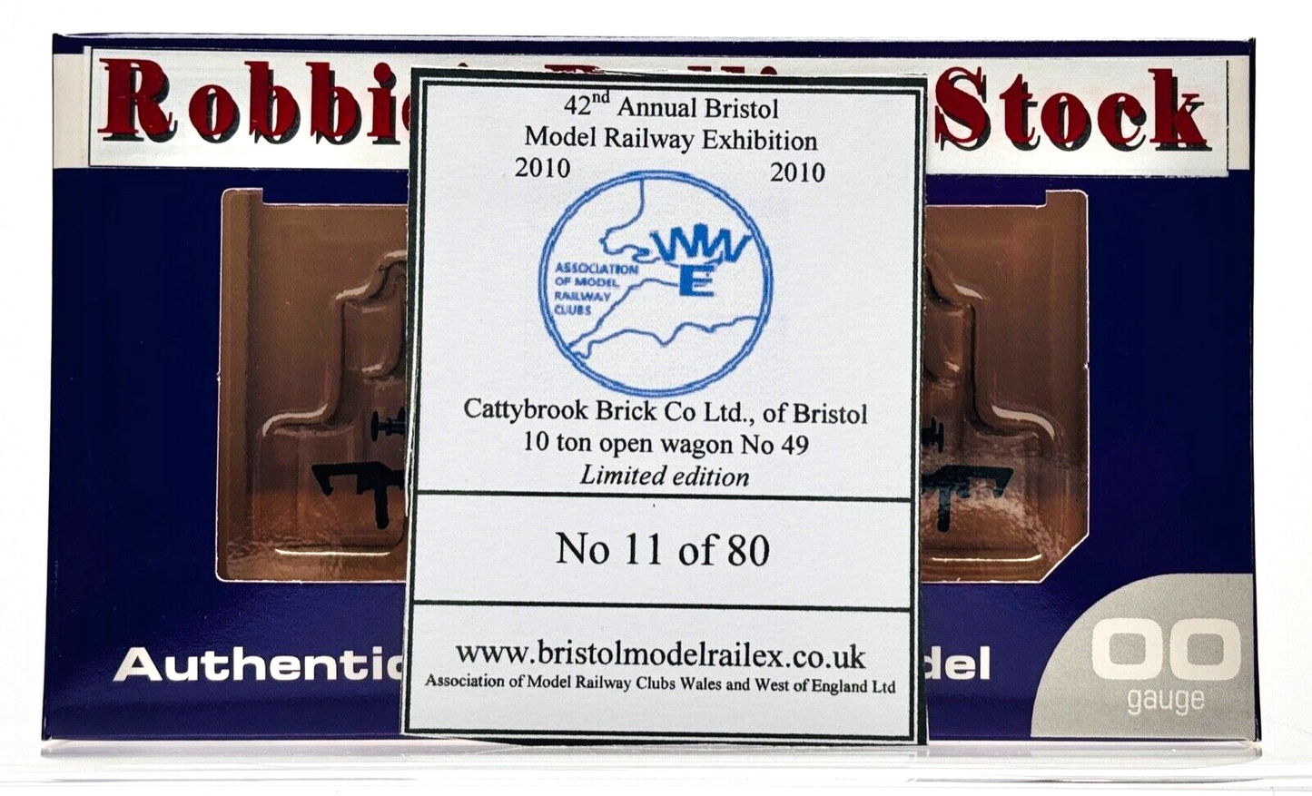 DAPOL 00 GAUGE - CATTYBROOK BRICK CO BRISTOL PLANK WAGON NO.47 (ROBBIES R.STOCK)