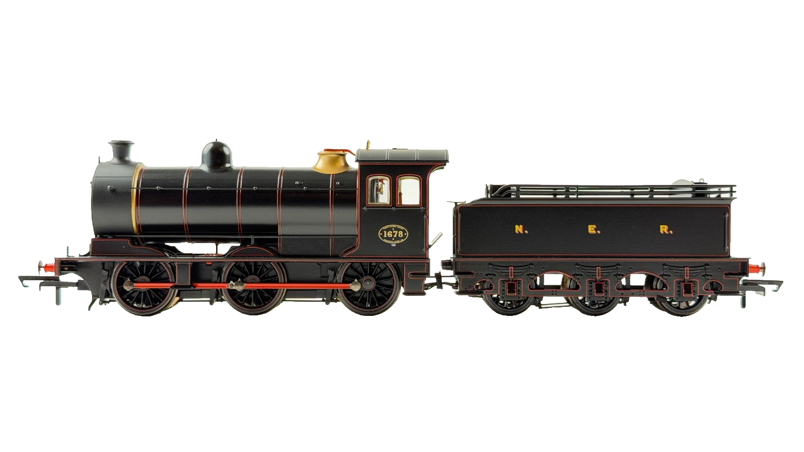 OXFORD RAIL OO GAUGE - OR76J26004 - NER P2 BLACK CLASS J26 LOCOMOTIVE 1678 BOXED