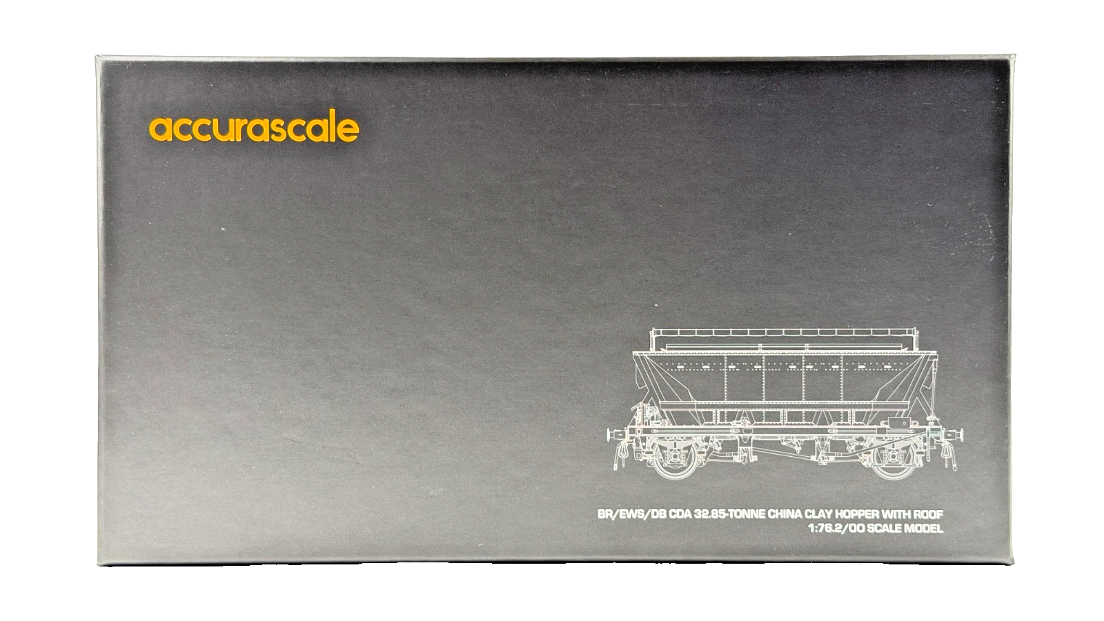 ACCURASCALE OO GAUGE - ACC2030CDA-EWS1 - EWS CDA 32.85T CHINA CLAY HOPPER W/ROOF