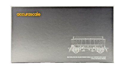 ACCURASCALE OO GAUGE - ACC2030CDA-EWS1 - EWS CDA 32.85T CHINA CLAY HOPPER W/ROOF