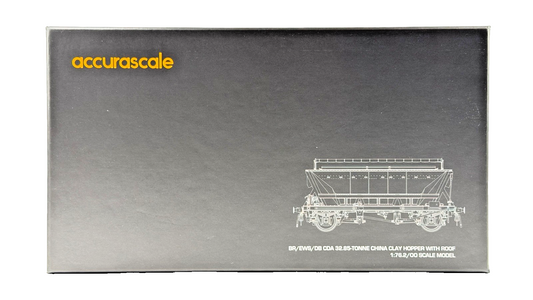 ACCURASCALE OO GAUGE - ACC2030CDA-EWS1 - EWS CDA 32.85T CHINA CLAY HOPPER W/ROOF
