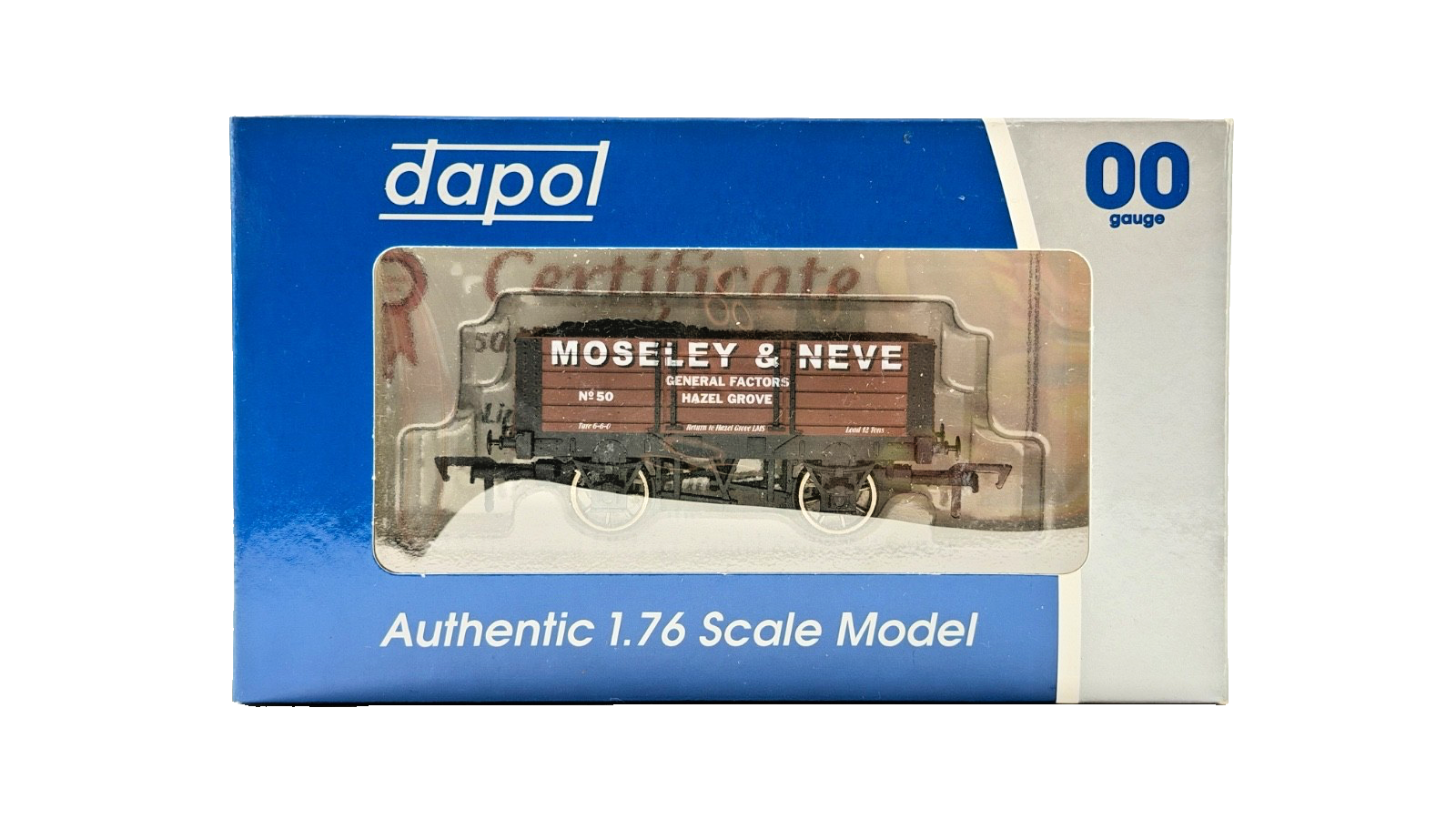 DAPOL 00 GAUGE - MOSELEY & NEVE GENERAL FACTORS HAZEL GROVE 50 (LIMITED EDITION)