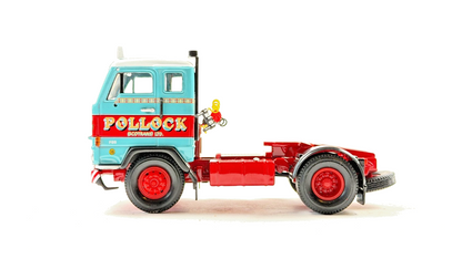 CORGI 1/50 SCALE CC13107 POLLOCK SCOTRANS VOLVO F88 4X2 TRACTOR UNIT (BLACK)