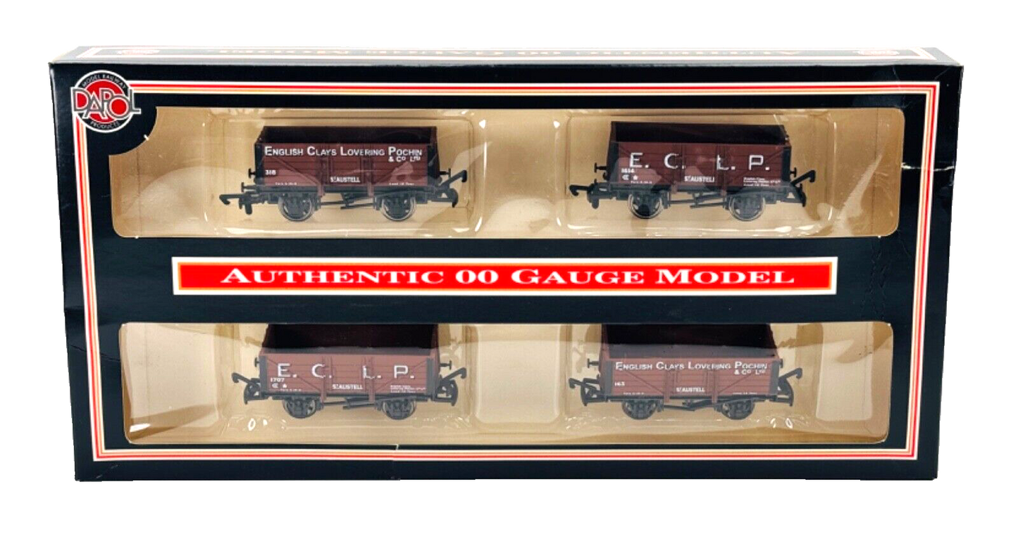 DAPOL 00 GAUGE - ENGLISH CLAYS LOVERING POCHIN ST AUSTELL SET (LIMITED EDITION)