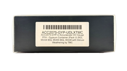 ACCURASCALE OO GAUGE - ACC2075-GYP-U - PFA CONTAINER WAGONS GYPSUM TMC WEATHERED