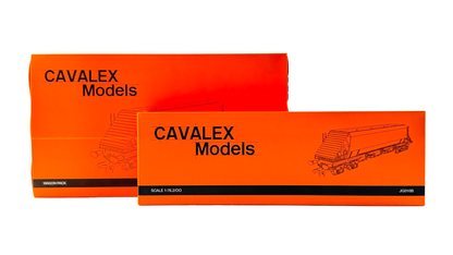 CAVALEX MODELS OO GAUGE - CM JG010B JGA BOGIE AGGREGATE HOPPER BOXED X 4