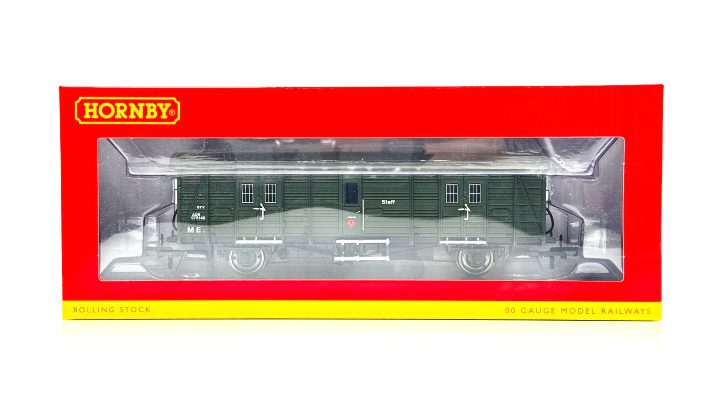 HORNBY 00 GAUGE - R60081 - BR GREEN DEPARTMENTAL VAN C NO.975140 - NEW