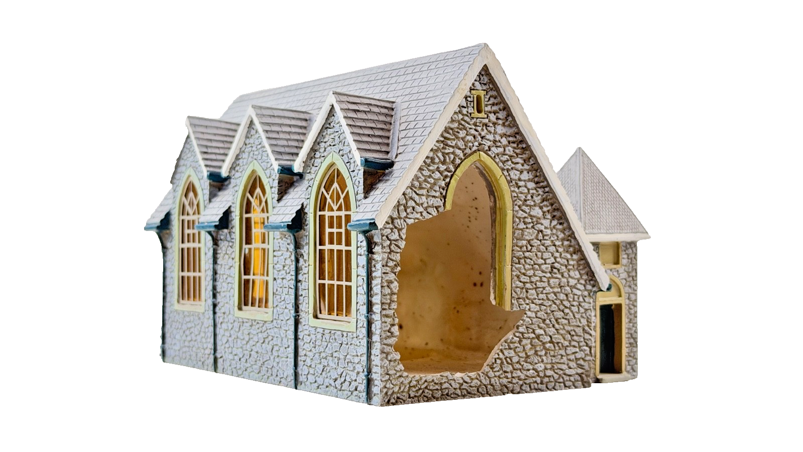 HORNBY SKALEDALE OO GAUGE - R8517 - OLD SCHOOL HOUSE - UNBOXED WITH DAMAGE