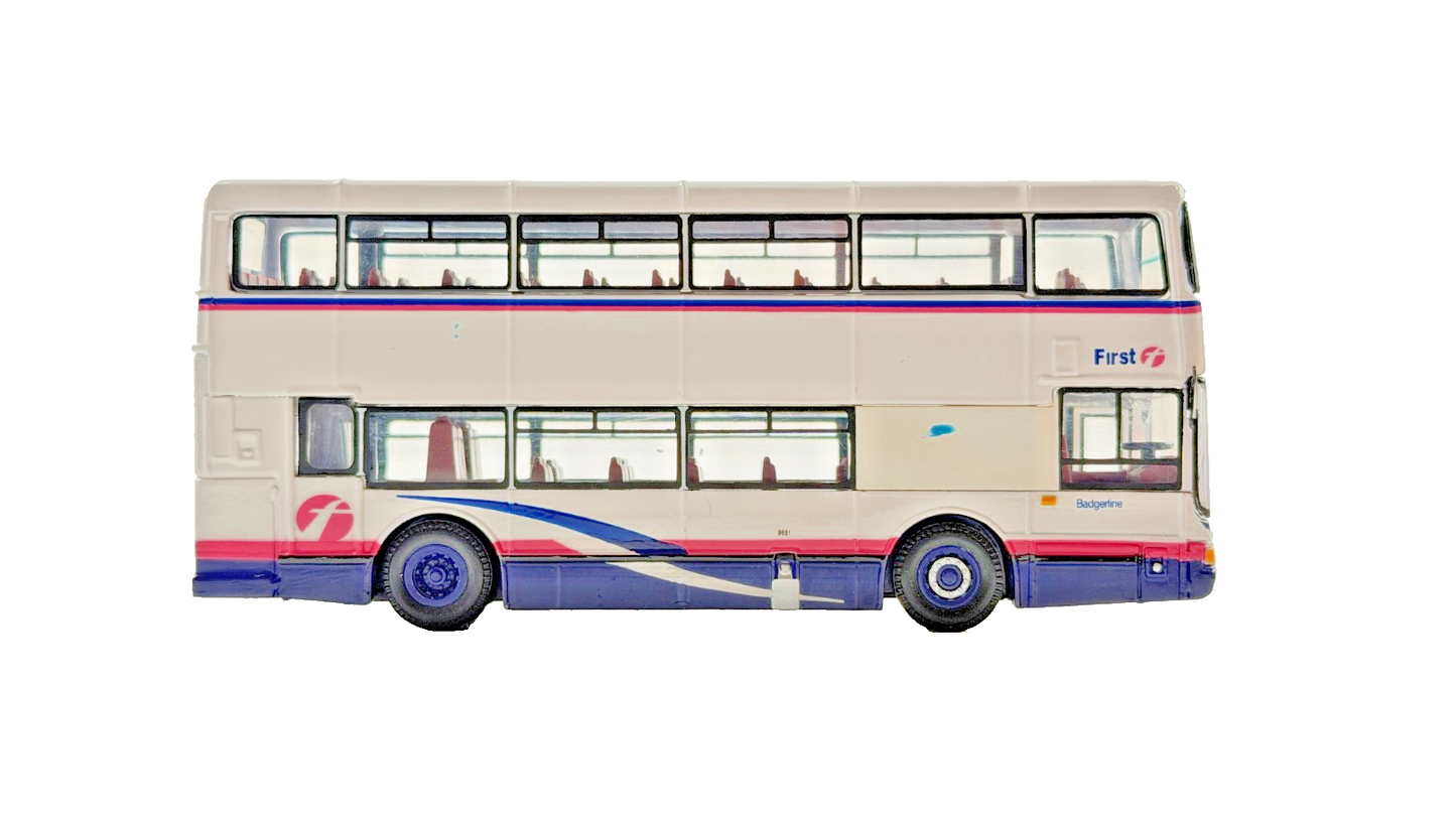 CORGI 1/76 SCALE - PALATINE II FIRST BUS BADGERLINE WESTON SUPER MARE UNBOXED #2