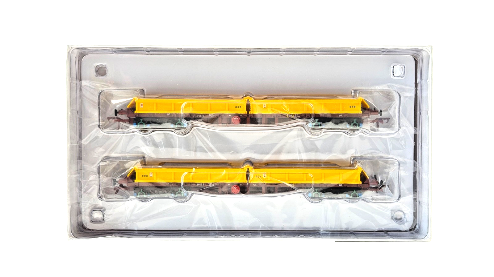 IRISH RAILWAY MODELS 00 GAUGE - IRM1070-A - 42FT BOGIE FLAT WAGON RED OXIDE TWIN