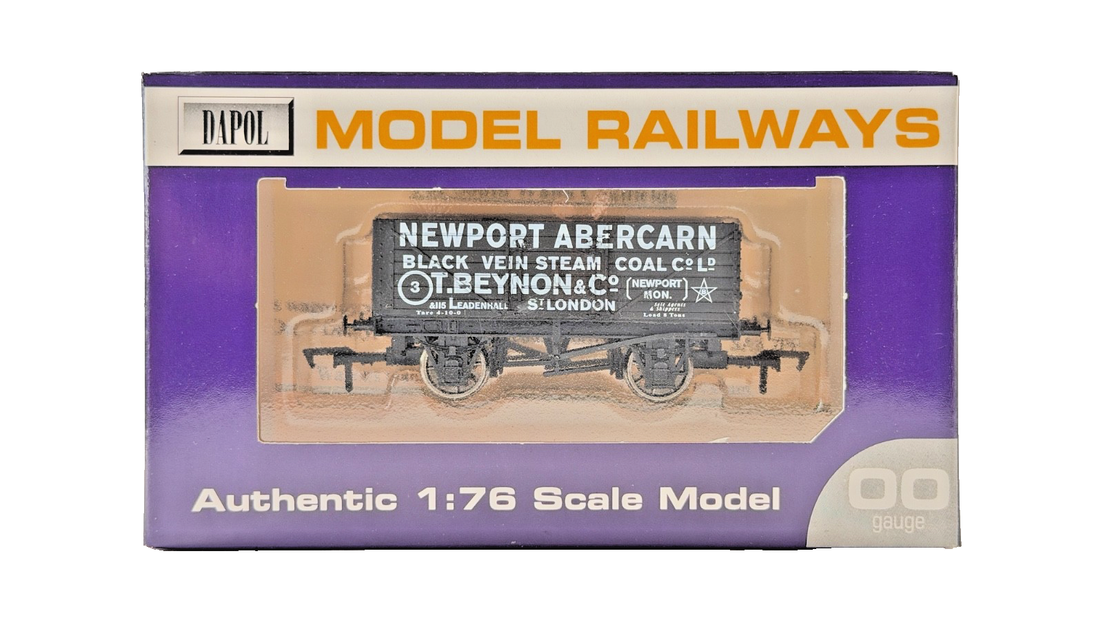 DAPOL 00 GAUGE - NEWPORT ABERCARN BLACK VEIN STEAM COAL NO.3 (LIMITED EDITION)