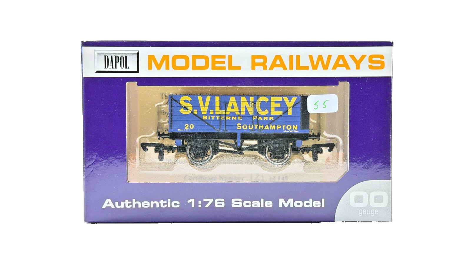DAPOL 00 GAUGE - S.V. LANCEY BITTERNE PARK SOUTHAMPTON NO.20 (LIMITED EDITION)