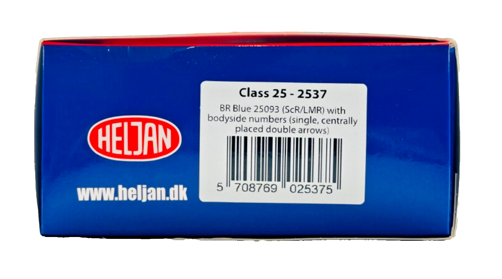 HELJAN 00 GAUGE - 2537 - CLASS 25 DIESEL 25093 BR BLUE (SCR/LMR) DOUBLE ARROWS