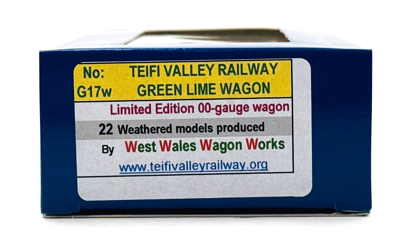 DAPOL 00 GAUGE - TEIFI VALLEY LIME WAGON 2013 WEATHERED (LIMITED EDITION)