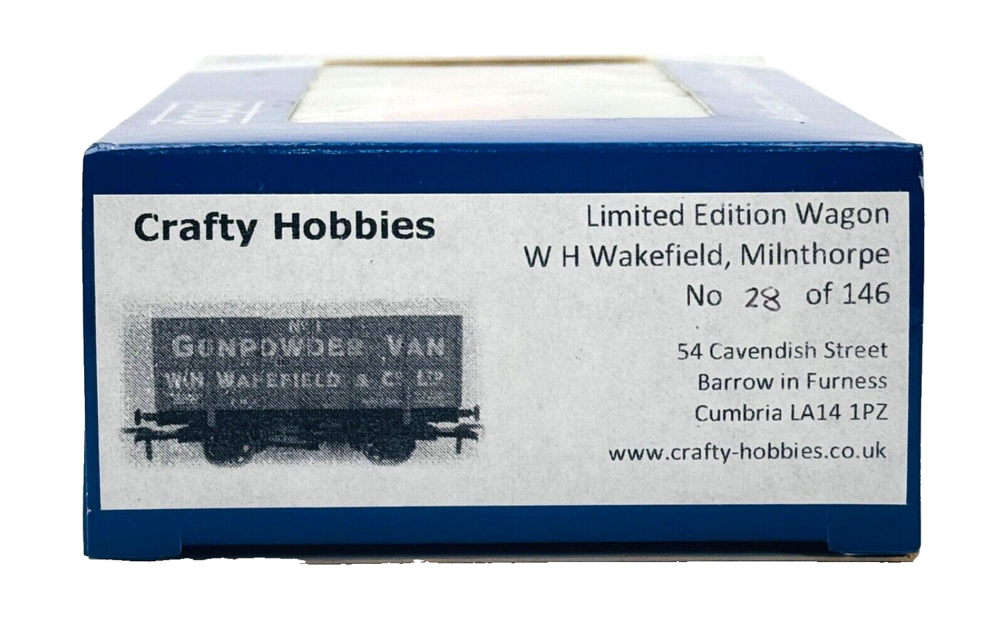 DAPOL 00 GAUGE - W.H WAKEFIELD MILNTHORPE GUNPOWDER VAN NO.1 (LIMITED EDITION)