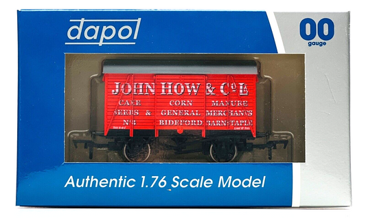 DAPOL 00 GAUGE - JOHN HOW CORN MANURE SEEDS MERCHANTS BIDEFORD (BUFFERS LTD ED)