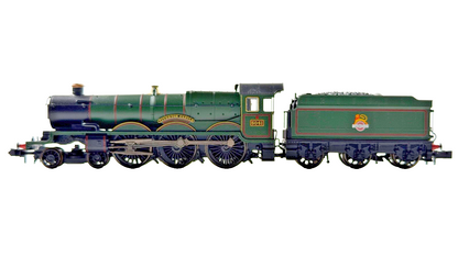 GRAHAM FARISH N GAUGE - 372-031 - CASTLE CLASS 5041 TIVERTON CASTLE BR GREEN DCC