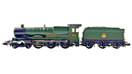 GRAHAM FARISH N GAUGE - 372-031 - CASTLE CLASS 5041 TIVERTON CASTLE BR GREEN DCC