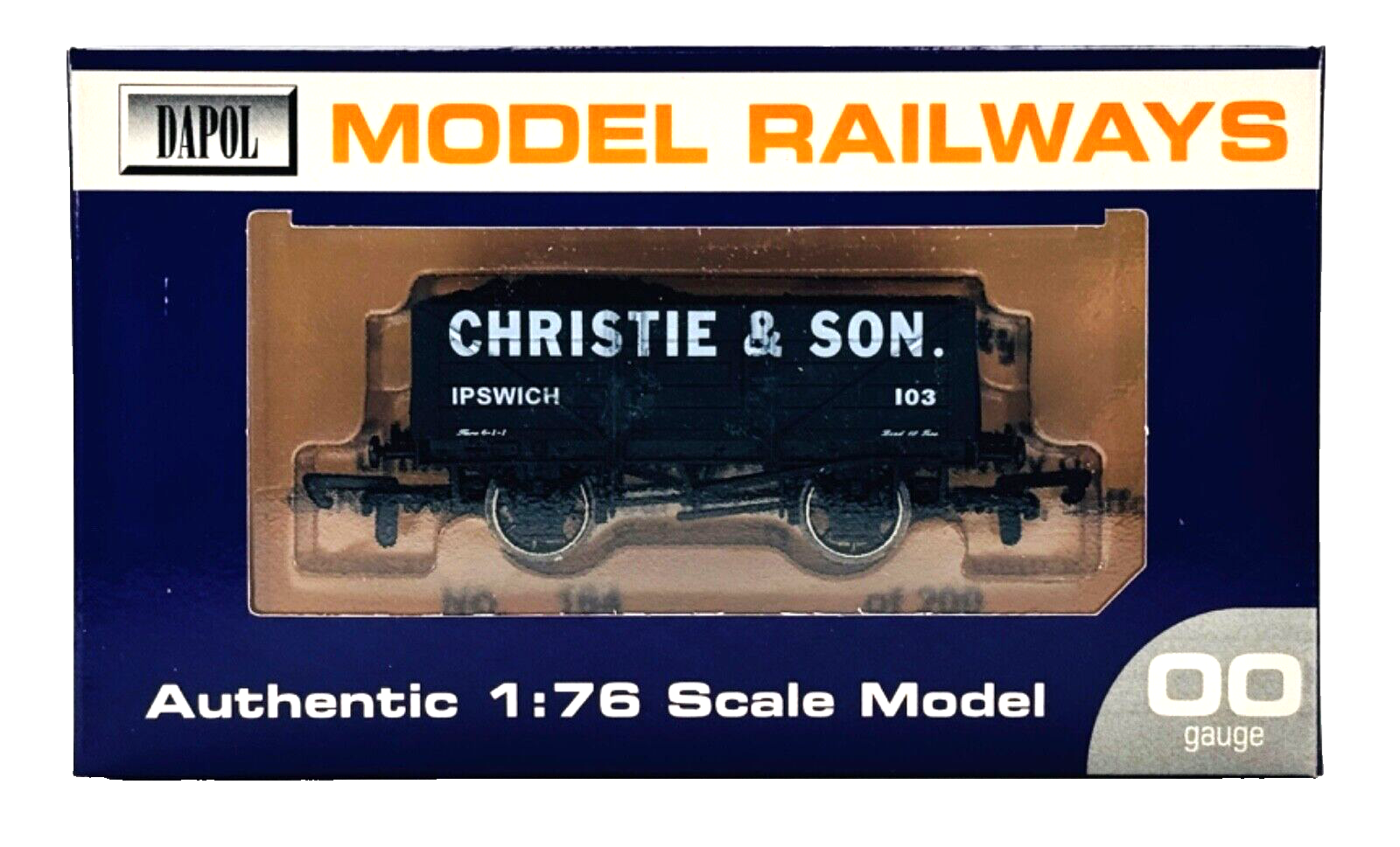 DAPOL 00 GAUGE - CHRISTIE & SON IPSWICH MID SUFFOLK NO.103 (LIMITED EDITION)