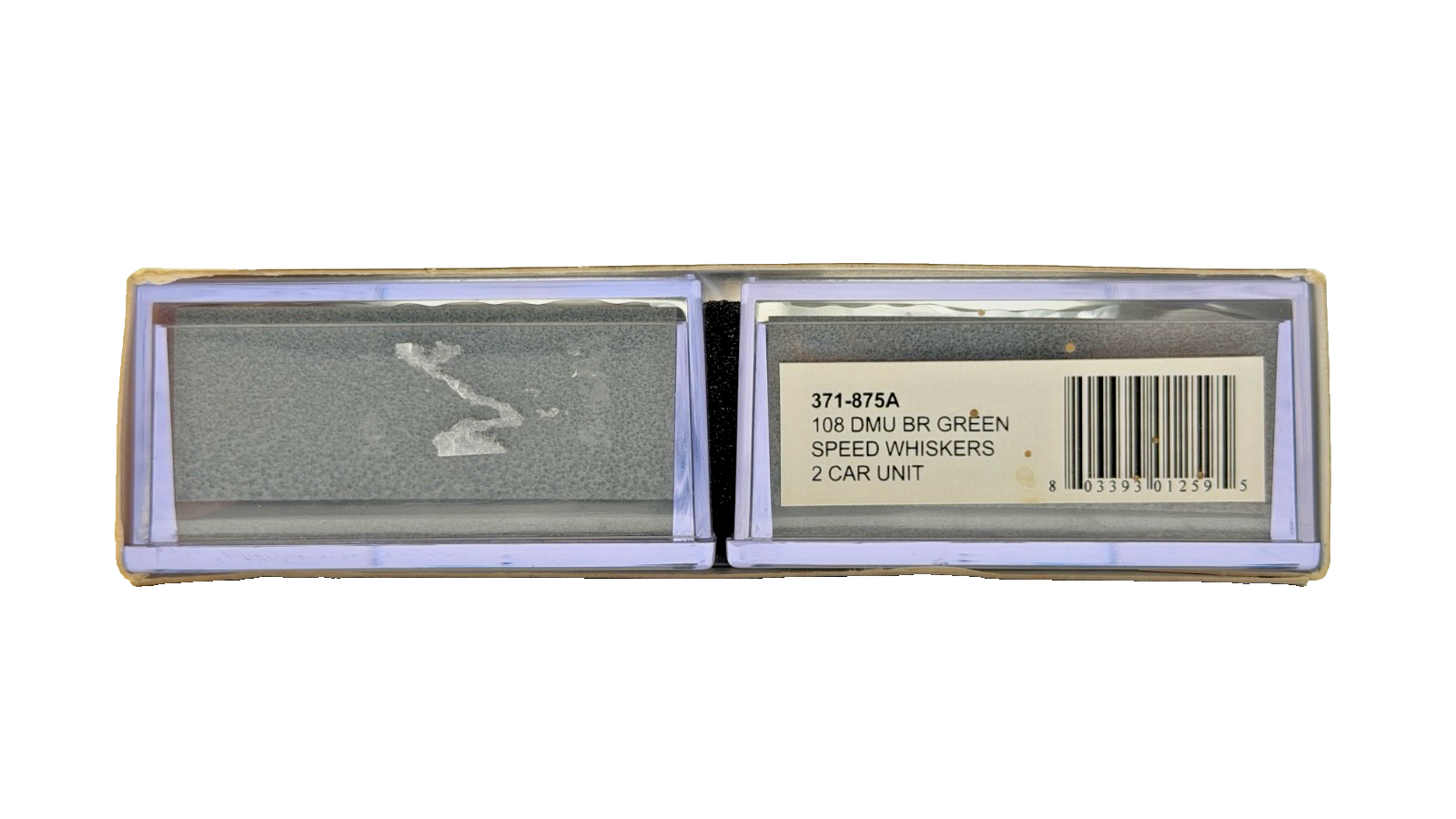 GRAHAM FARISH N GAUGE - 371-875A - CLASS 108 DMU 2 CAR BR GREEN SPEED WHISKERS