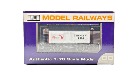 DAPOL 00 GAUGE - VIRGIN TRAINS SALT VAN WAGON WARLEY 2004 (LIMITED EDITION)
