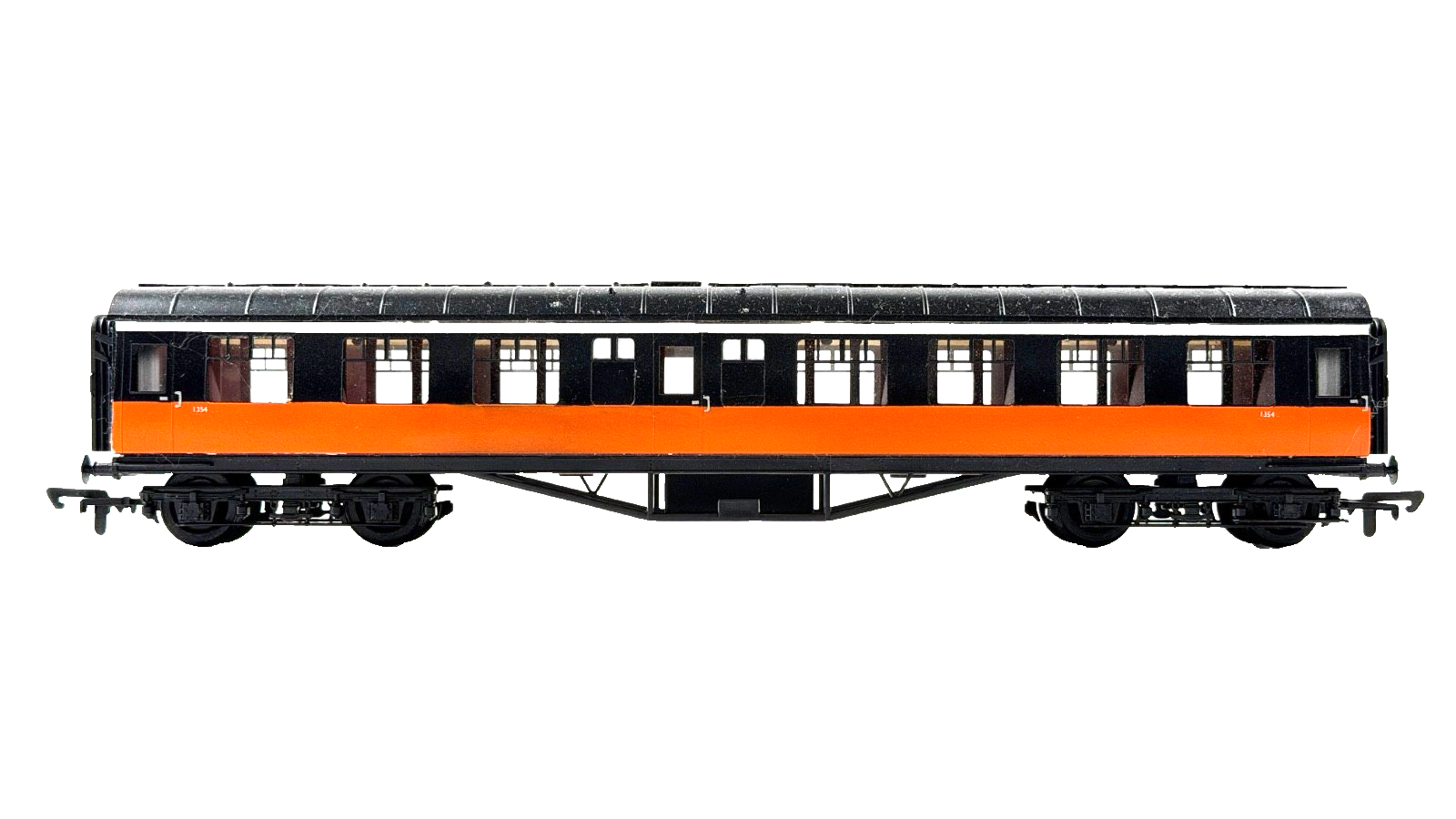 SILVER FOX MODELS OO GAUGE - CIE IRISH RAIL BLACK OVER ORANGE CORRIDOR 3RD 1354