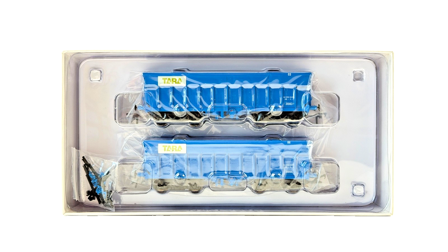 IRISH RAILWAY MODELS 00 GAUGE - IRM1027-BL-C - TARA MINES BLUE BOGIE ORE WAGONS