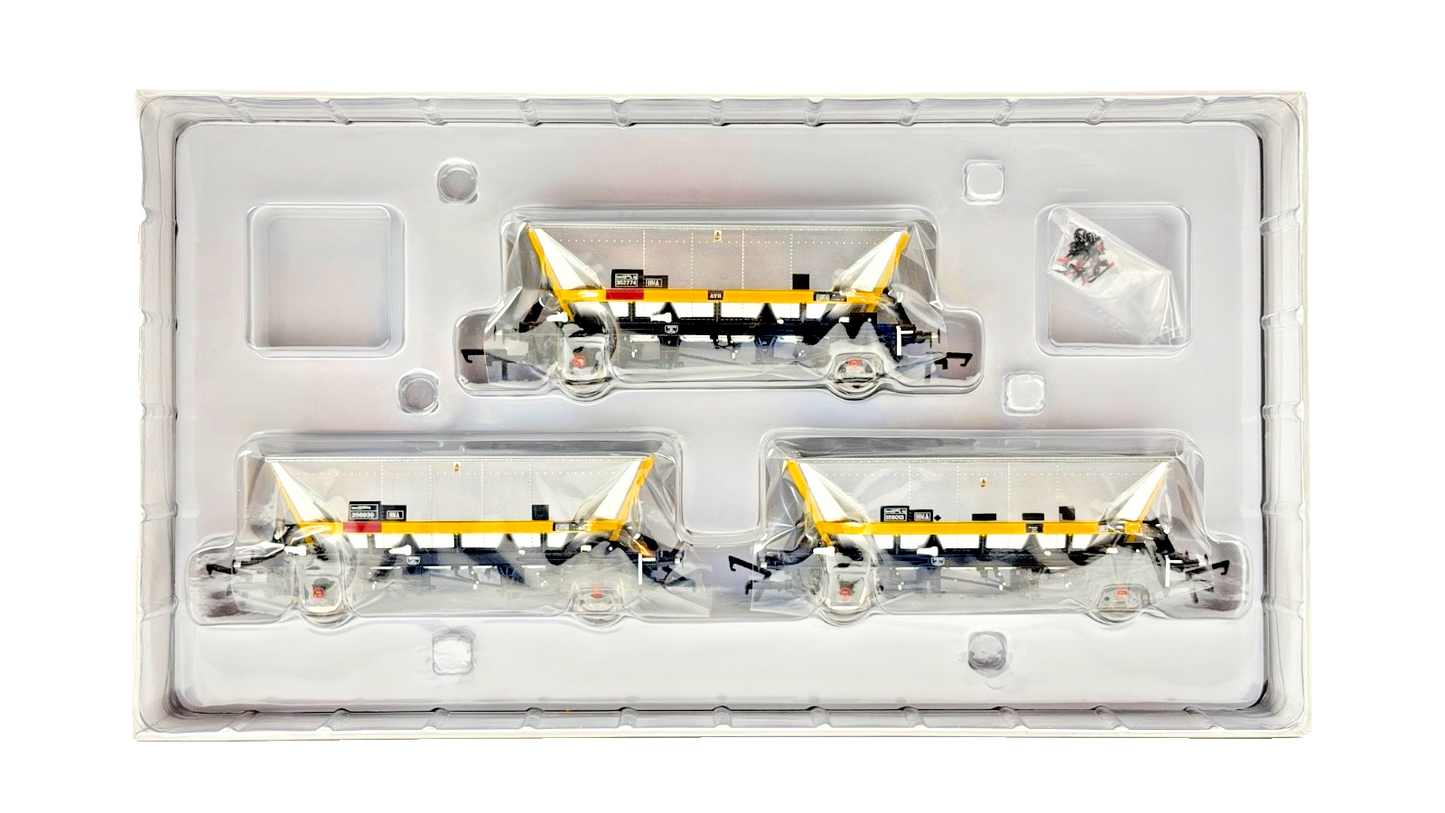 ACCURASCALE OO GAUGE - ACC2585HMA-TC1 - BR/EWS HOP HMA 32.5T MGR COAL HOPPERS