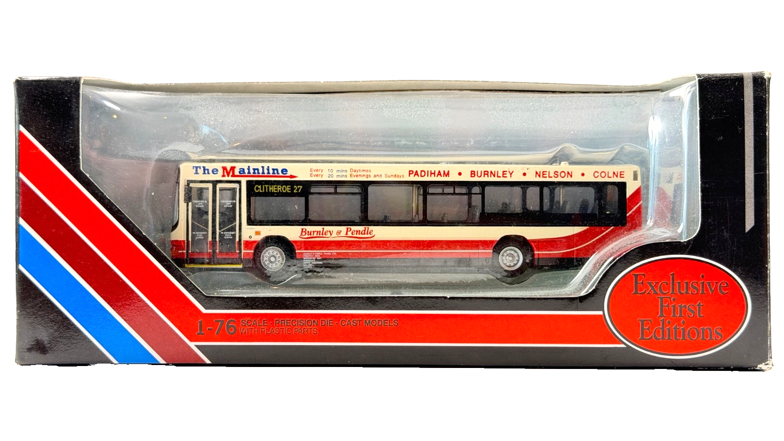 EFE 1/76 SCALE - 27606 - WRIGHT VOLVO RENOWN BURNLEY & PENDLE - BOXED