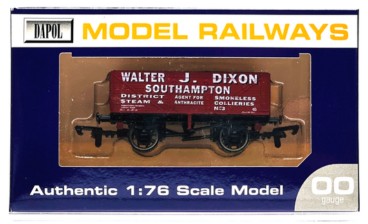 DAPOL 00 GAUGE - WALTER J DIXON SOUTHAMPTON COLLIERIES NO.3 (WESSEX WAGONS)