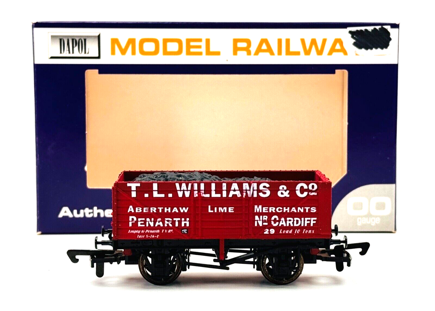 DAPOL 00 GAUGE - T.L WILLIAMS & CO PENARTH 7 PLANK WAGON NO.29 (LIMITED EDITION)