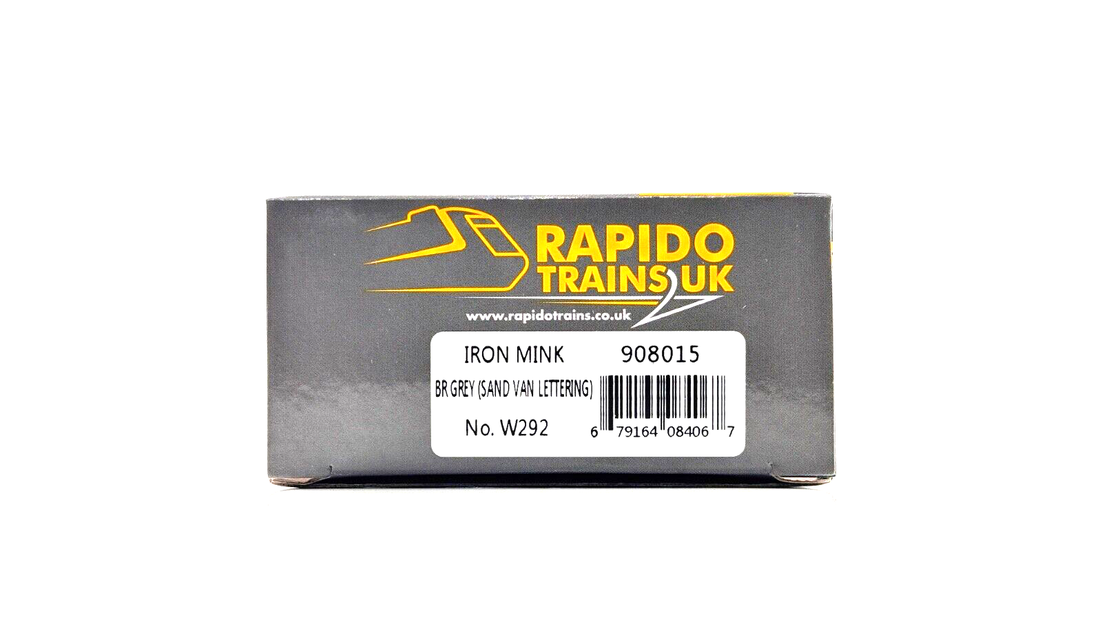 RAPIDO 00 GAUGE - 908015 - IRON MINK BR GREY (SAND VAN LETTERING) W292 - BOXED