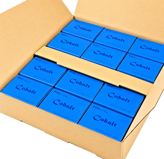 DCC LAYOUT CONCEPTS PACK OF 12 COBALT SLOW ACTION ANALOGUE POINT MOTORS - NEW