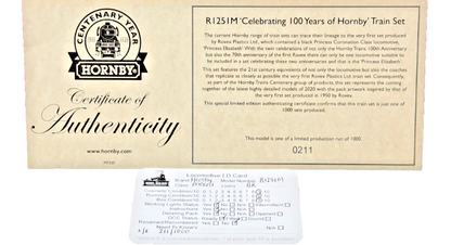 HORNBY OO GAUGE - R1251M - CELEBRATING 100 YEARS OF HORNBY PRINCESS TRAIN SET