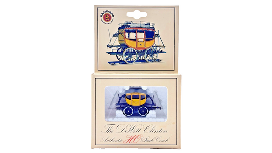 BACHMANN HO/OO GAUGE - 43-1045 - DEWITT CLINTON PASSENGER CARRIAGE COACH BOXED