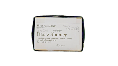 SILVER FOX MODELS OO GAUGE - IR/IE IRISH RAIL SILVER DEUTZ SHUNTER G601 BOXED